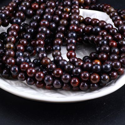 Красный цветок яспис круглые бусы натуральный кристалл драгоценный камень Различные размеры бусины свободные бусины для изготовления ювелирных изделий DIY