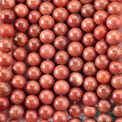 Золотой песчаник круглые бусы натуральный кристалл драгоценный камень свободные бусы для изготовления ювелирных изделий