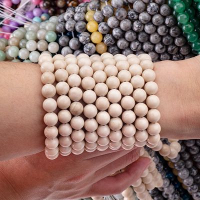 Полированный белый ископаемый речной яспис круглый натуральный камень