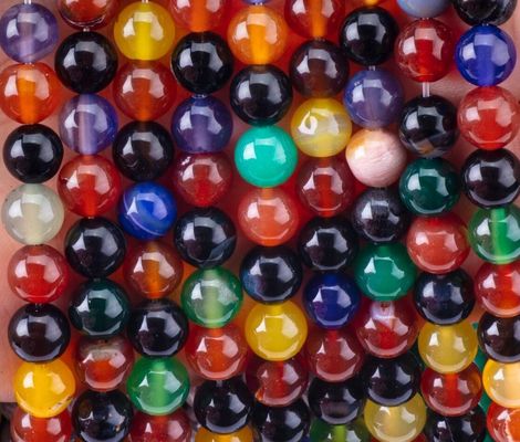 Естественная целебная энергия Агатные бусы для изготовления ювелирных изделий