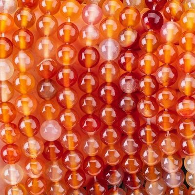 8мм Огненный кварц драгоценный камень Бусы Лечебный кристаллический камень Бусы для ювелирных изделий