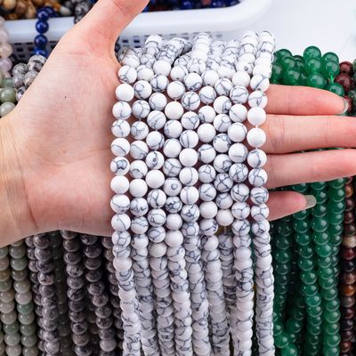 Кристальный камень 8 мм Хаулит круглая форма драгоценный камень свободный бусы для браслета ожерелье