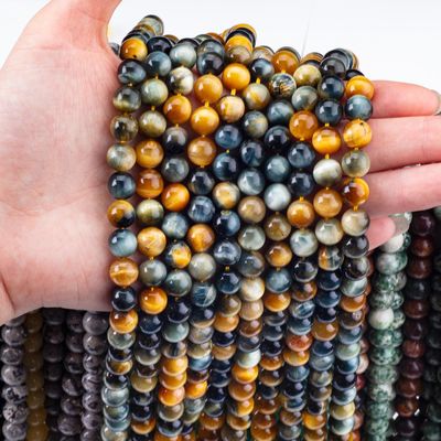 8мм Dream Tiger Eye драгоценный камень бусины Лечебный кристаллический камень бусины для ювелирных изделий
