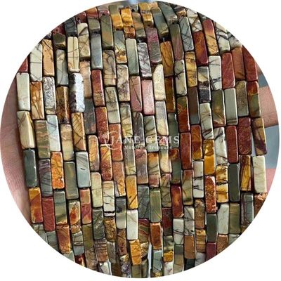 Оптовая торговля натуральный кристалл драгоценный камень прямоугольный кубический бусы свободные каменные бусы аксессуары кубические бусы расстояния для ювелирных изделий