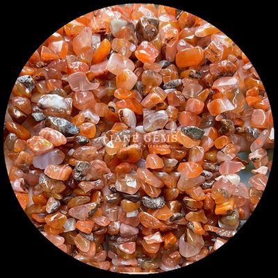 Красный агат драгоценные камни бусы натуральный кристалл Нерегулярная форма щебень гравий Камень свободные бусы для браслетов