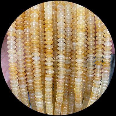 Розовый авентуриновый зеленый авентуриновый драгоценный жемчуг Natural Crystal UFO Shape Stone Loose Bead Strands для браслетов