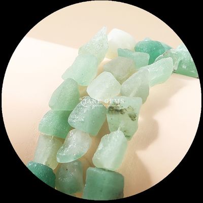 Фторит Амазонит Gem Bead натуральный кристалл сырой грубый камень свободные бусы для браслетов