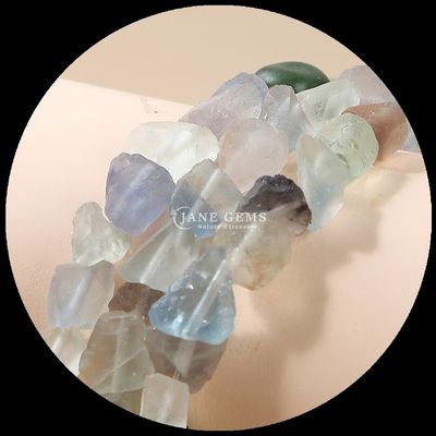 Фторит Амазонит Gem Bead натуральный кристалл сырой грубый камень свободные бусы для браслетов