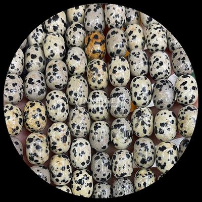 Жемчужины Бусы Далматинский яшма Природный кристалл драгоценный камень Бочка Форма свободные бусы для изготовления ювелирных изделий