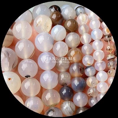 Каменный камень Круглая форма Многоцветные агатные бусы для украшений