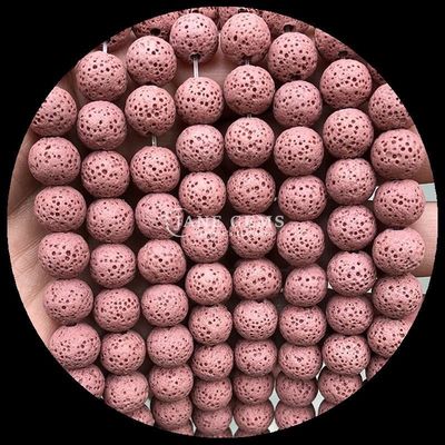 Сделать ювелирные изделия из натуральных драгоценных камней Бусы Круглой формы Лечебный драгоценный камень Красочный камень лавы Свободные бусы для подарков